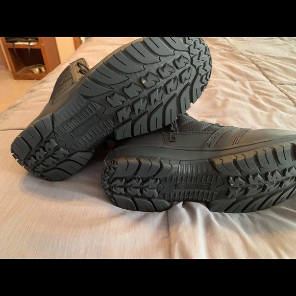 Tactical boots, black not steel toe. 10.5EEEE - Picture 3 of 4